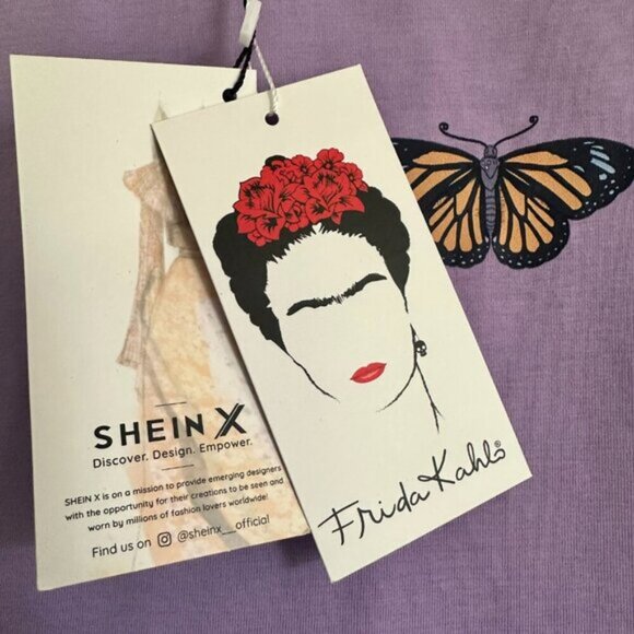 BNWT Frida Kahlo x Shein Graphic T Shirt - Picture 5 of 5